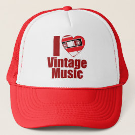 Harde muziek trucker pet