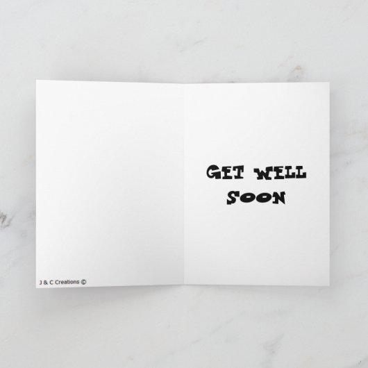 Harde noot om te kraken Krijg goed Wenskaart Kaart (Binnen)