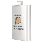 Harde of zachte Taco, wat zou Jezus kiezen? Flacon (Links)
