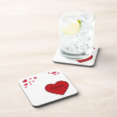 Harde onderzetters met kurk rug - set van 6 (Rechterzijde)