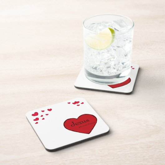 Harde onderzetters met kurk rug - set van 6 (Rechterzijde)