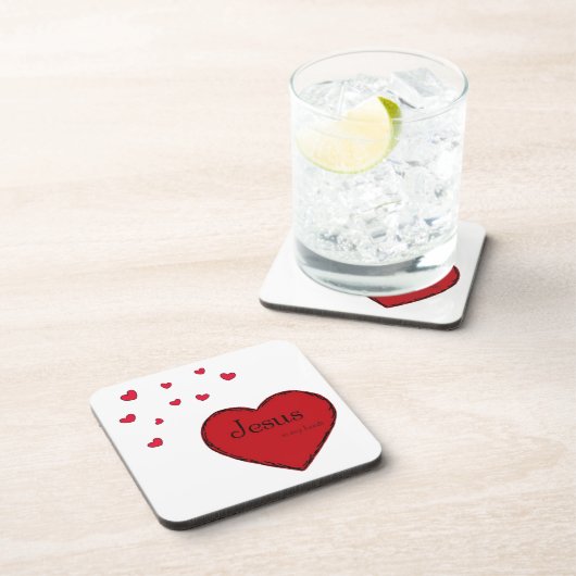 Harde onderzetters met kurk rug - set van 6 (Rechterzijde)