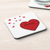 Harde onderzetters met kurken achterkant - set van (Linkerzijde)