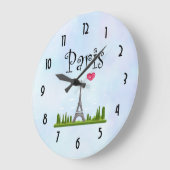 Harde Parijs met Eiffeltoren Grote Klok (Hoek)