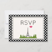 Harde Parijs met Eiffeltoren RSVP (Voorkant)