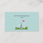 Harde Parijs met Eiffeltoren Visitekaartje (Voorkant)