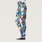 Harde pastel parels iriserende kralen leggings (Links)