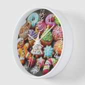 Harde Pastel Tekening Kerst Motief Kerst Koekje (Hoek)