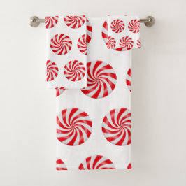 Harde permint Snoep Design Bathroom Towel Set Bad Handdoek