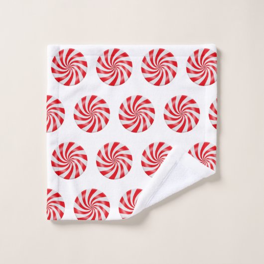 Harde permint Snoep Design Bathroom Towel Set Bad Handdoek (Wasdoekje)