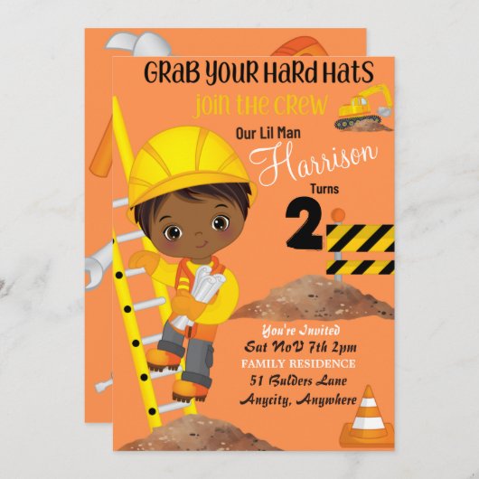 Harde Pet - Aannodiging Kaart (Voorkant / Achterkant)