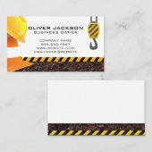 Harde Pet | Bouwstenen en kraan Visitekaartje (Voorkant / Achterkant)