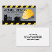 Harde Pet op bouwplaats | hoofdaannemer Visitekaartje (Voorkant / Achterkant)