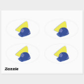 Harde Pet Ovale Sticker (Vel)