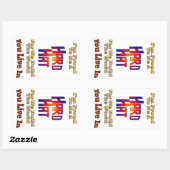 Harde Pet Pride Rechthoekige Sticker (Vel)