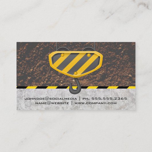 Harde Petten hamers | Pulley Hook | Bouw Visitekaartje (Achterkant)