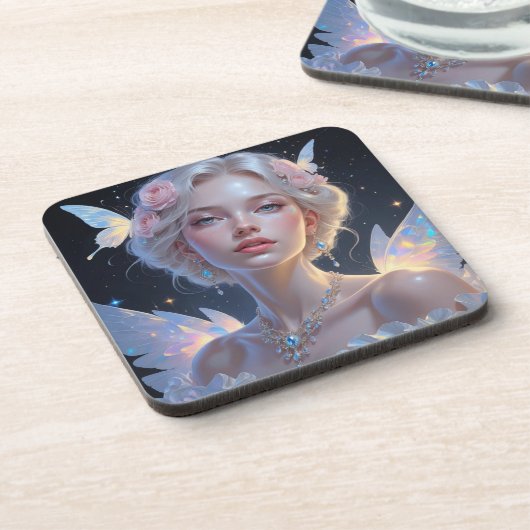 Harde plastic coaster bier onderzetter (Linkerzijde)