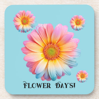 Harde plastic onderzetter (Flower Day's)