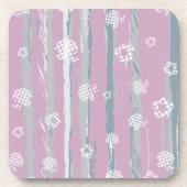 Harde plastic onderzetter – Gingham Orchard (Voorkant)