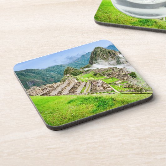 Harde plastic onderzetters met kurk achterkant - s (Linkerzijde)