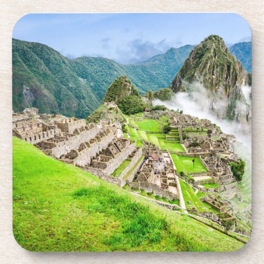 Harde plastic onderzetters met kurk achterkant - s (Voorkant)