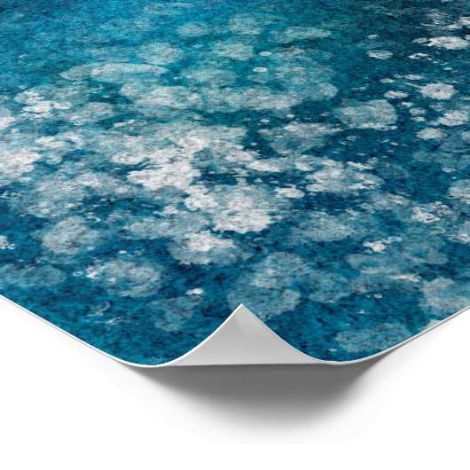 Harde Poster Roze Blauw Black Cute (Hoek)