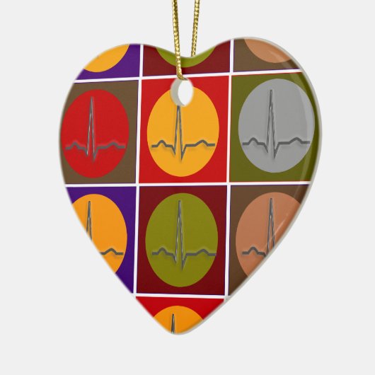 Harde QRS-Pop Keramisch Ornament (Links)