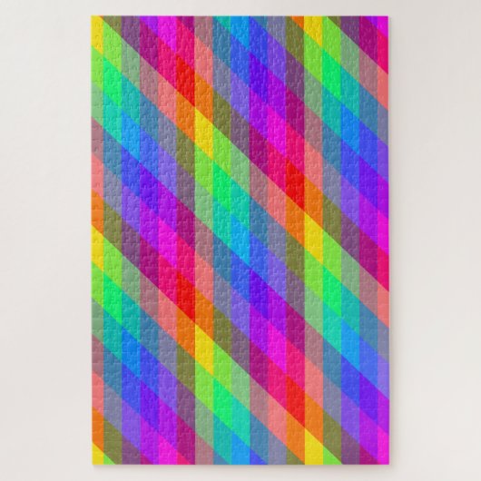 Harde regenboogkleurenpols legpuzzel (Verticaal)