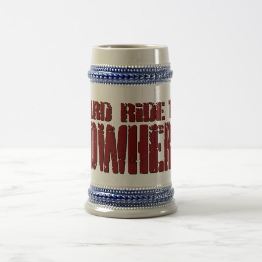 Harde riem naar Nergens Stein Bierpul (Center)