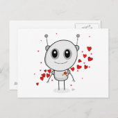 Harde robot - Briefkaart (Voorkant / Achterkant)