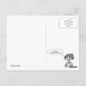 Harde robot - Briefkaart (Achterkant)