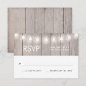 Harde Rustige RSVP-kaart RSVP Kaartje (Voorkant / Achterkant)