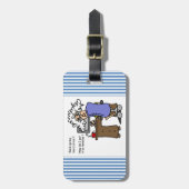 Harde schijf maakt een back-up bagagelabel (Voorkant verticaal)