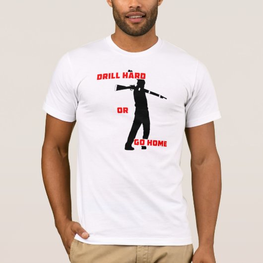 Harde schijf of ga naar huis t-shirt (Voorkant)