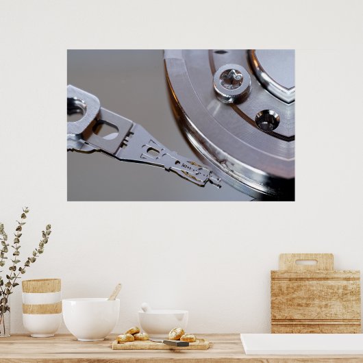 Harde schijf poster (Keuken)