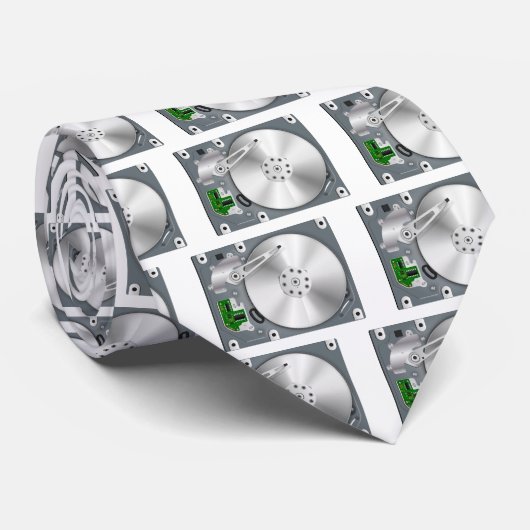 Harde schijf stropdas (Opgerold)