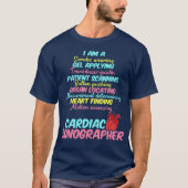 Harde Sonographer Echo-techniek die RDCS toepast T-shirt (Voorkant)