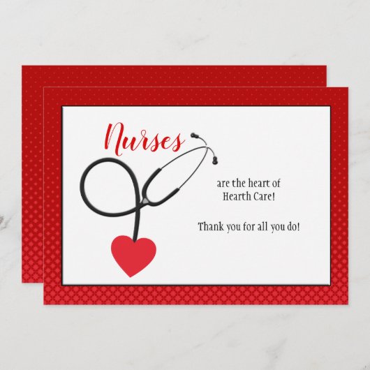 Harde stethoscoop Hartelijk dank (Voorkant / Achterkant)