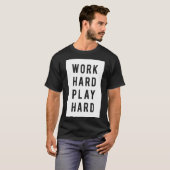Harde T-shirt voor hard spelen (Voorkant volledig)