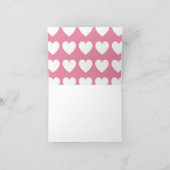 Harde tiara Crown Persoonlijke gevouwen notitiekaa Bedankkaart (Binnen)