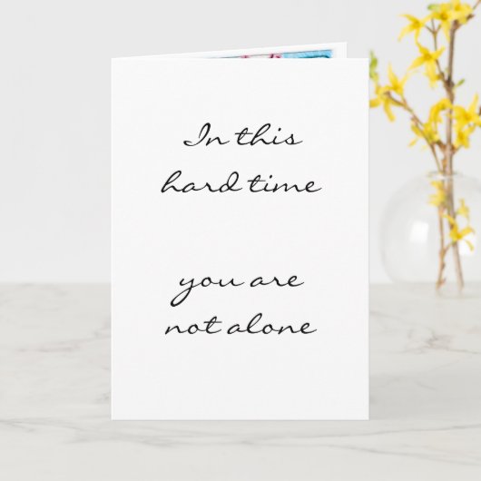 Harde tijd kaart (Gele Bloem)