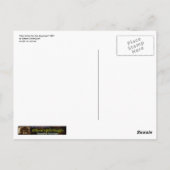 "Harde tijden voor het Briefkaart Aquanaut" (Achterkant)