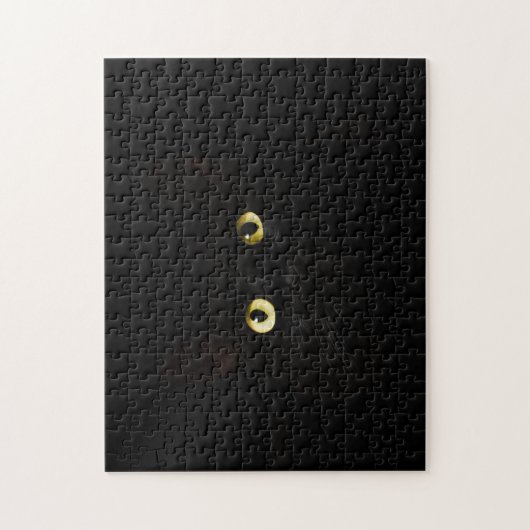 Harde tot donkere kast vaste zwarte puzzel legpuzzel (Verticaal)