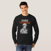 Harde Twerker Bouwarbeider Woordspeling T-shirt (Voorkant volledig)