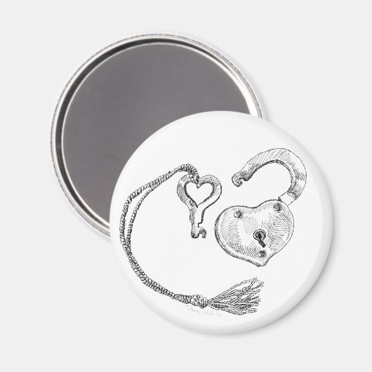 Harde vergrendeling en sleutel magneet (Voorkant / Achterkant)