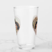 Harde vorm 2 Foto Valentijnse of bruiloft aangepa Glas (Rechts)