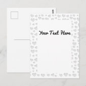 Harde vorm Faux papier snijdt uit Briefkaart (Voorkant / Achterkant)