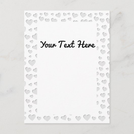 Harde vorm Faux papier snijdt uit Briefkaart (Voorkant)