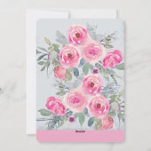 Harde vorm Foto Valentijnse  Flat Holiday Kaart (Achterkant)