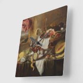 Harde wand van het leven vierkante klok (Hoek)